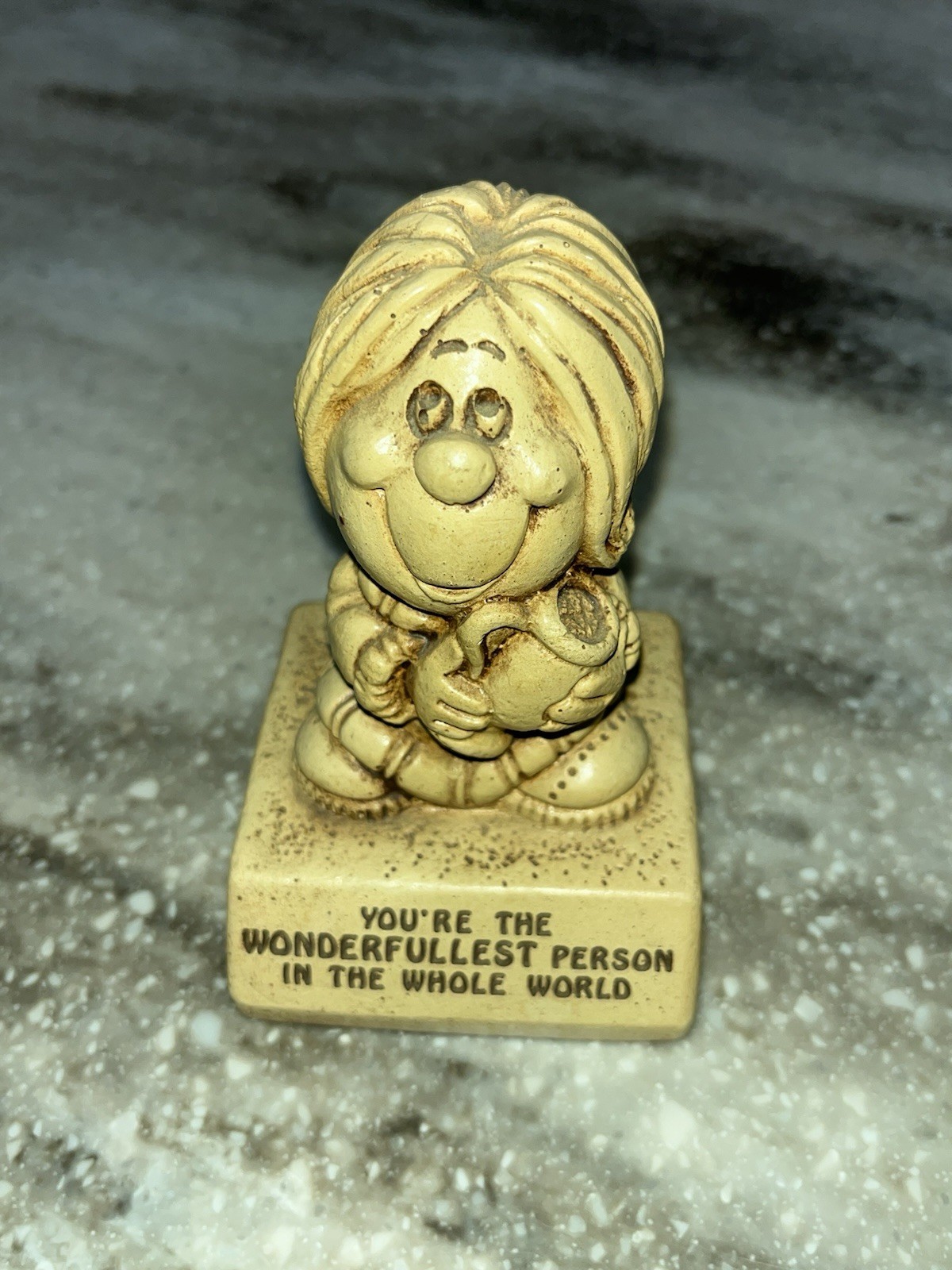 Paula Figurine 1973 You’re the wonderfullest person in the whole world Vintage
