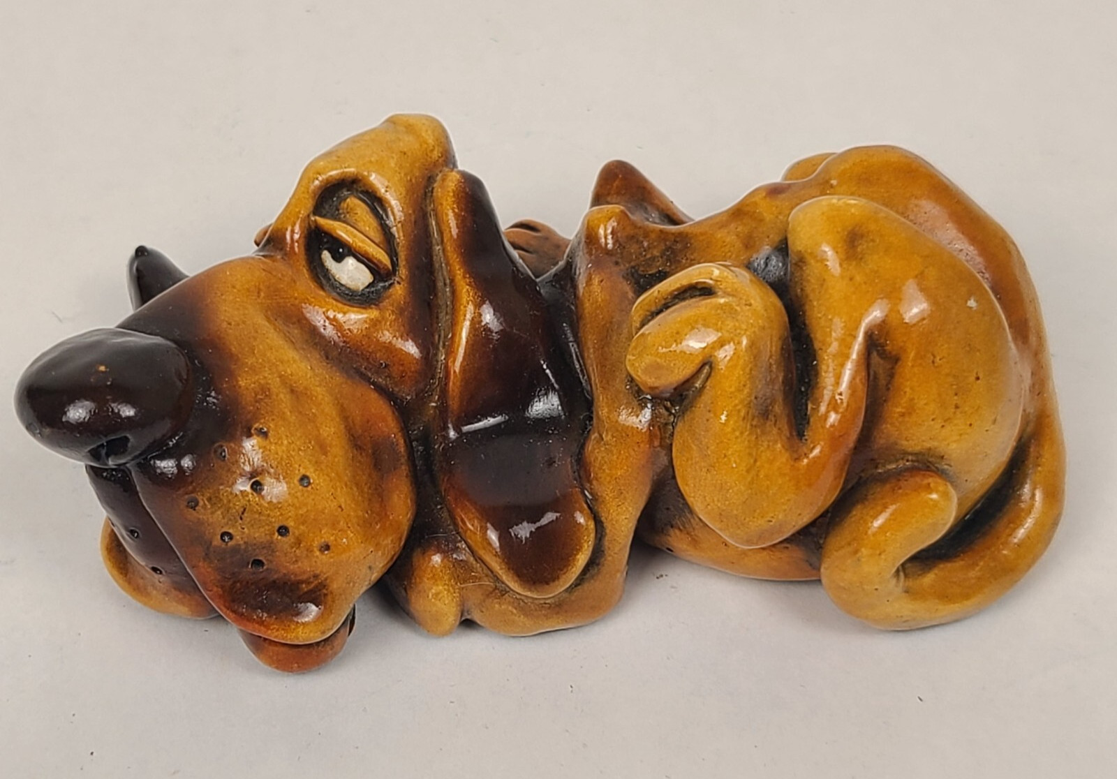 Vtg Beasties of the Kingdom Ol’ Hoot Hound Dog 5″ Figurine Figure John Raya 1996