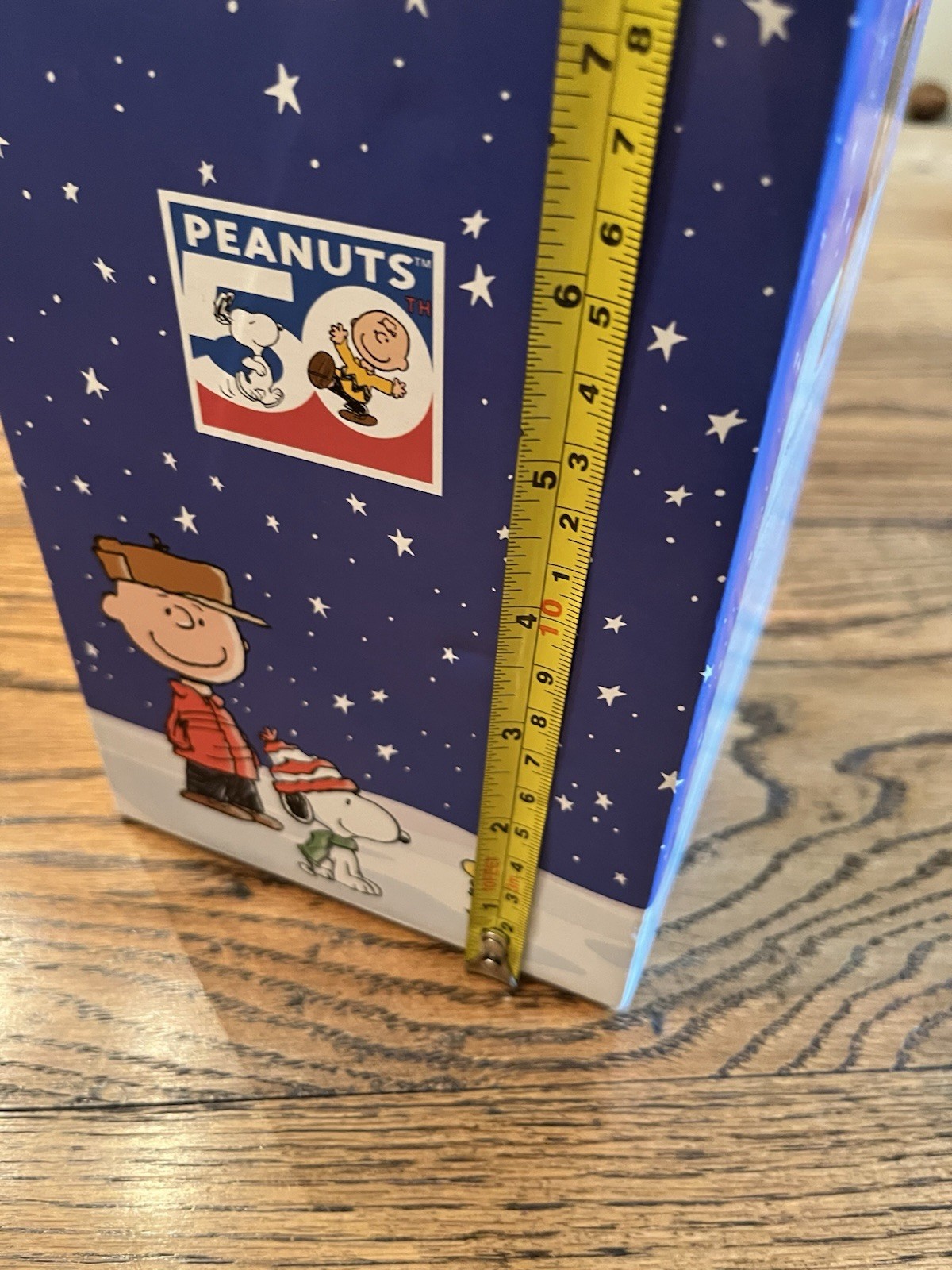 Hallmark Peanuts 50th, Xmas Musical Snow Globe Theme Song Charlie Brown Snoopy