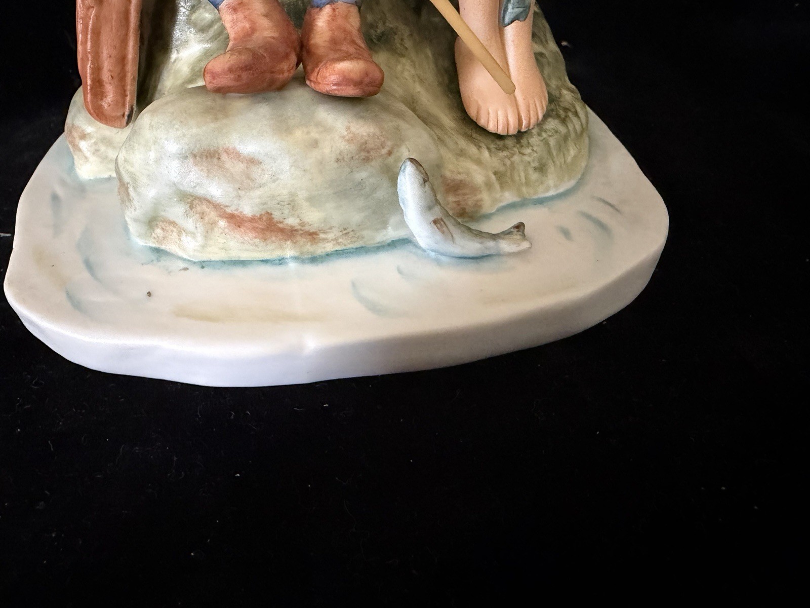 1974 Norman Rockwell Summer “Old Mill Pond” Porcelain Figurine #405