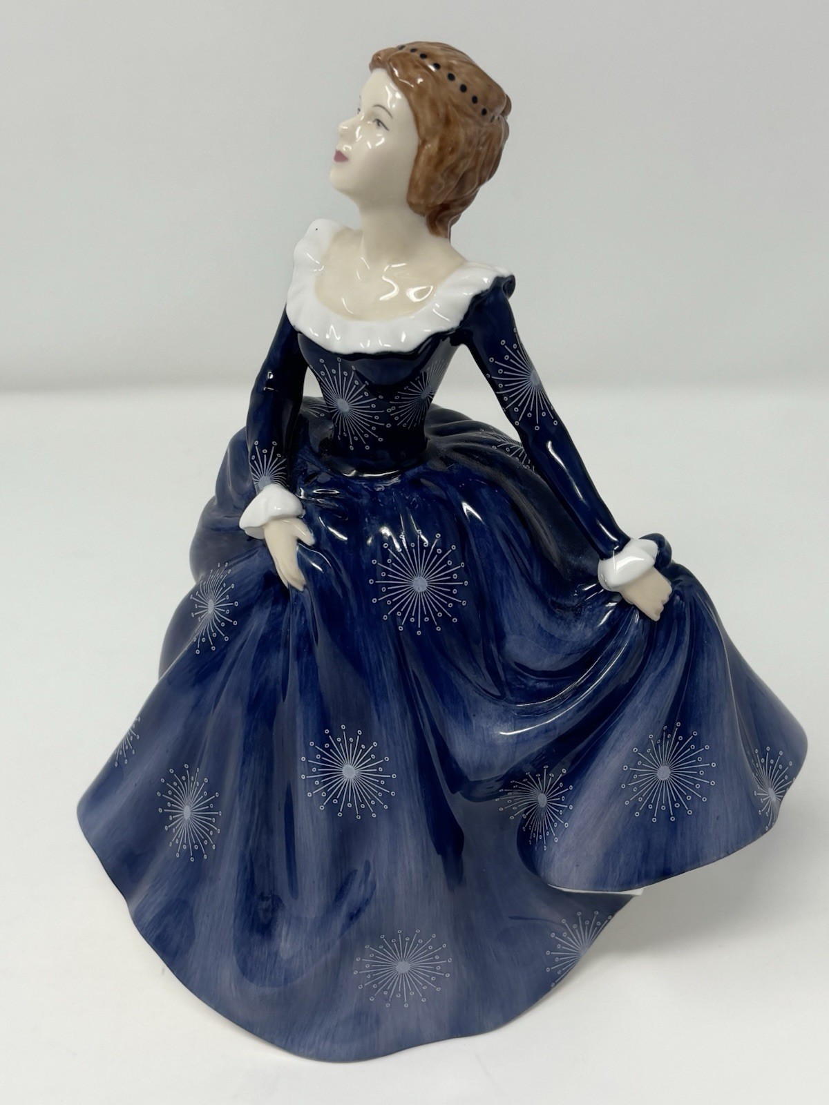 Royal Doulton Pretty Ladies Fragrance Figurine HN 4931 Blue Dress 2006 7” Lady