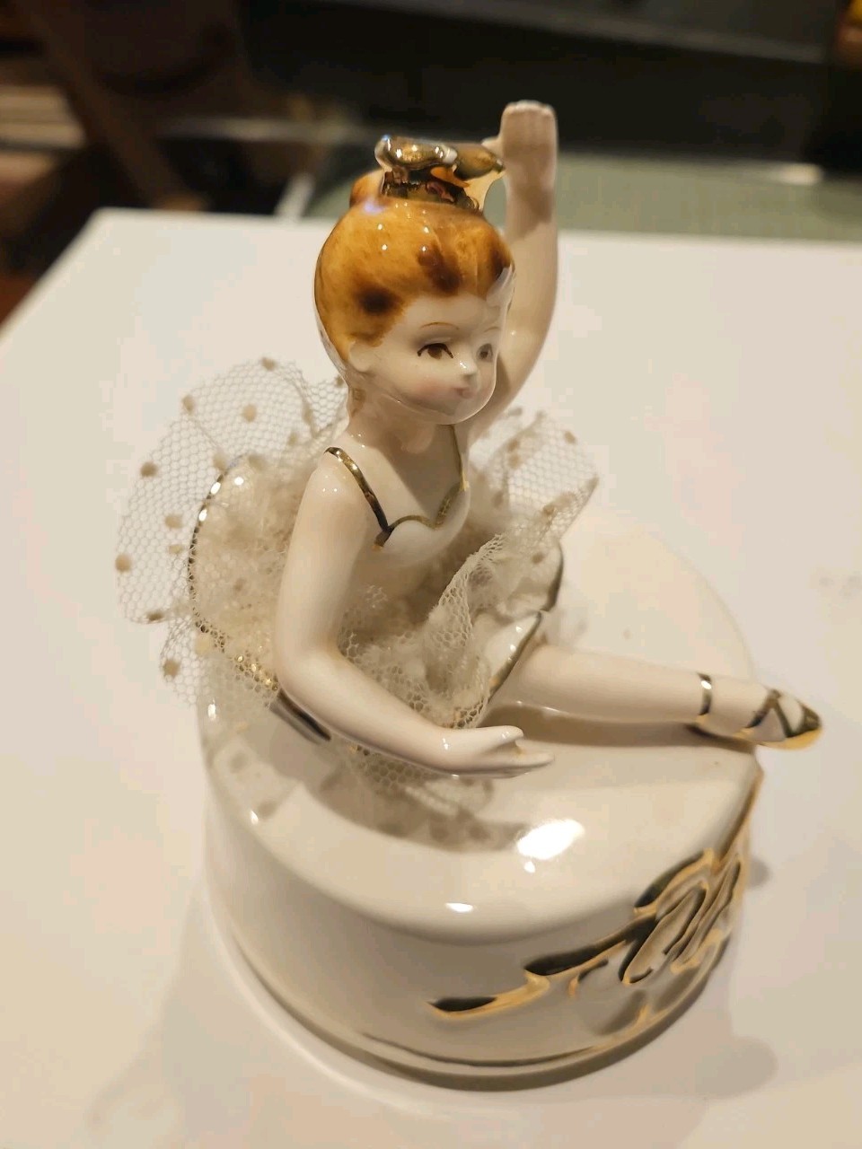 Schmid Ballerina Music Box Dancer Excellent Condition Plays Music