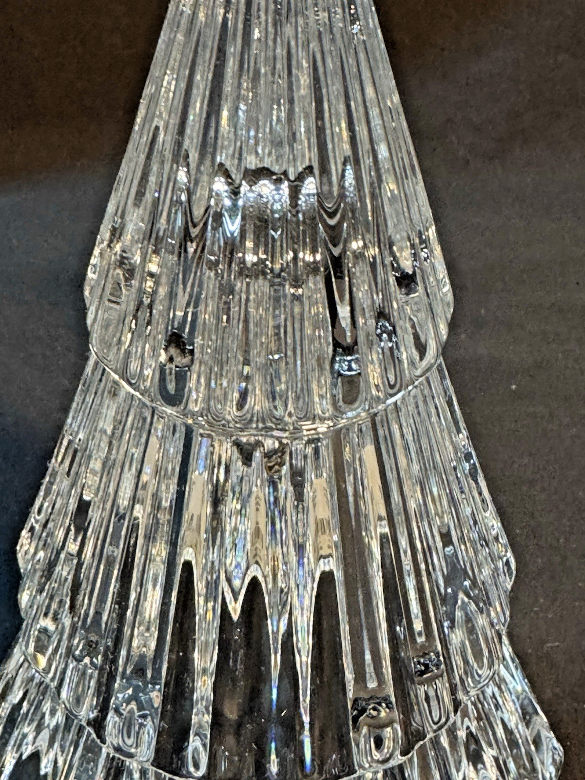 Marquis by Waterford Crystal Christmas Tree Star Top 6.75″ with Original Box