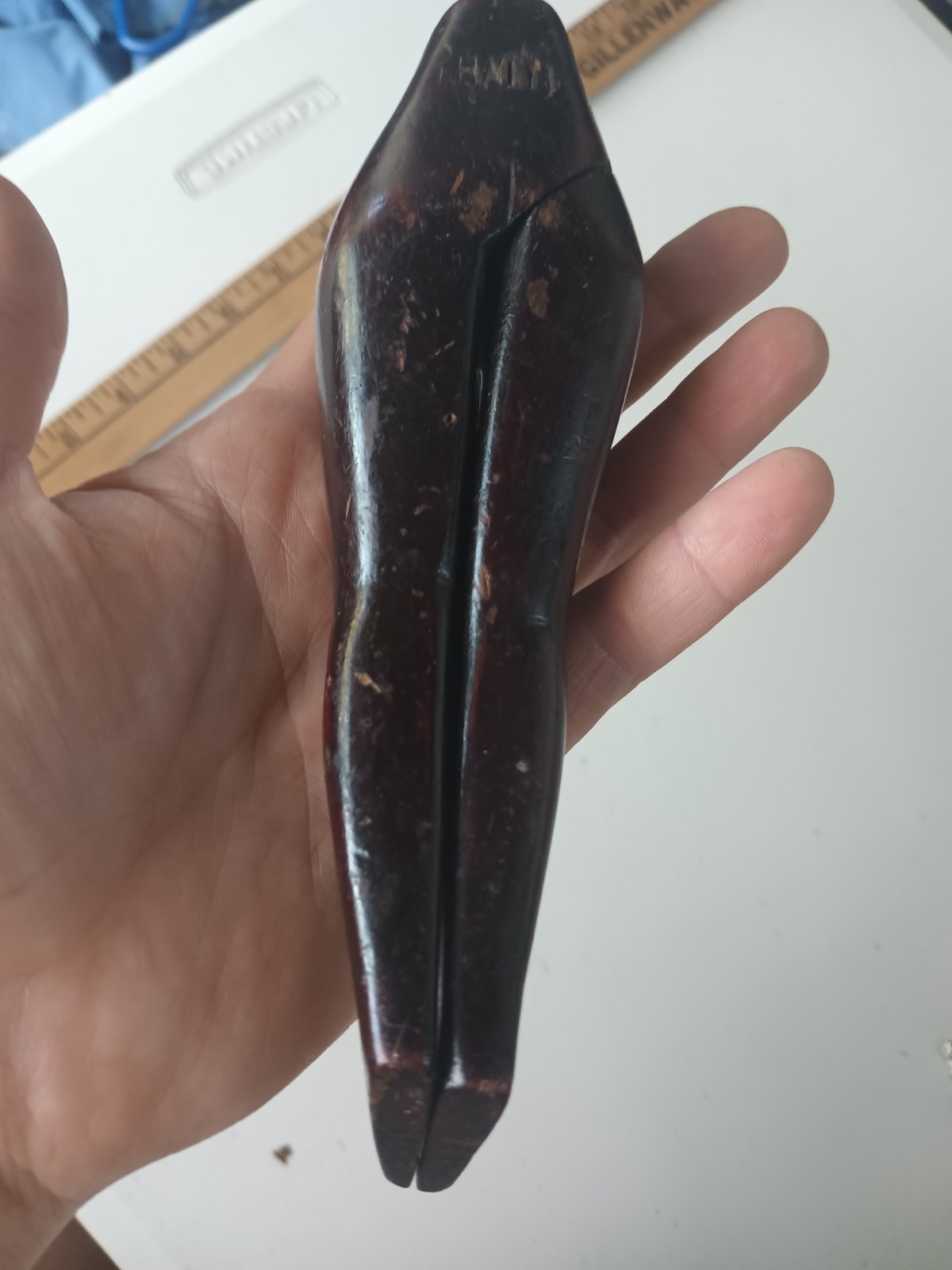 Vintage Wooden Nutcracker Woman’s Legs Novelty Florida Pink Flamingo Hand Painte