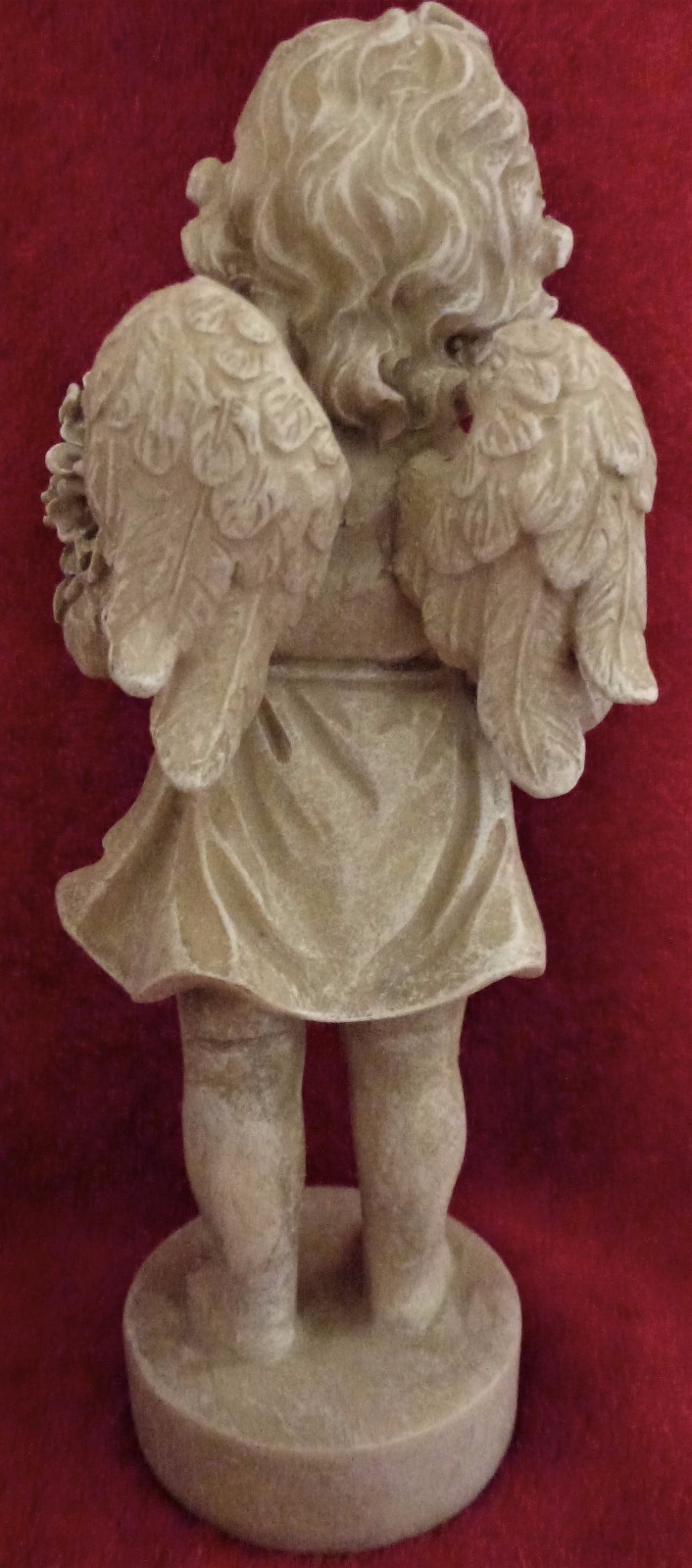 Angel Figurine Stone Color 6.50″ High New