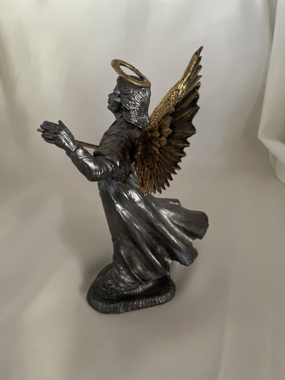 Michael Ricker 1992 Avenging Angel Pewter Sculpture 671/1250