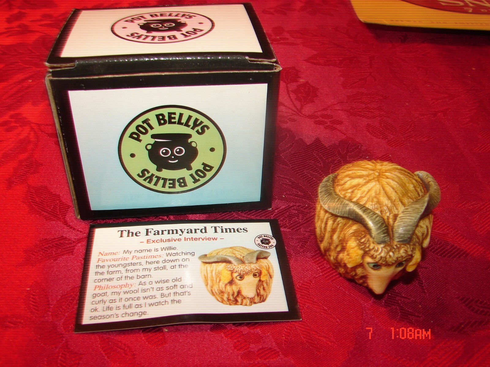 Harmony Ball – Pot Belly – WILLIE – Goat – Martin Perry