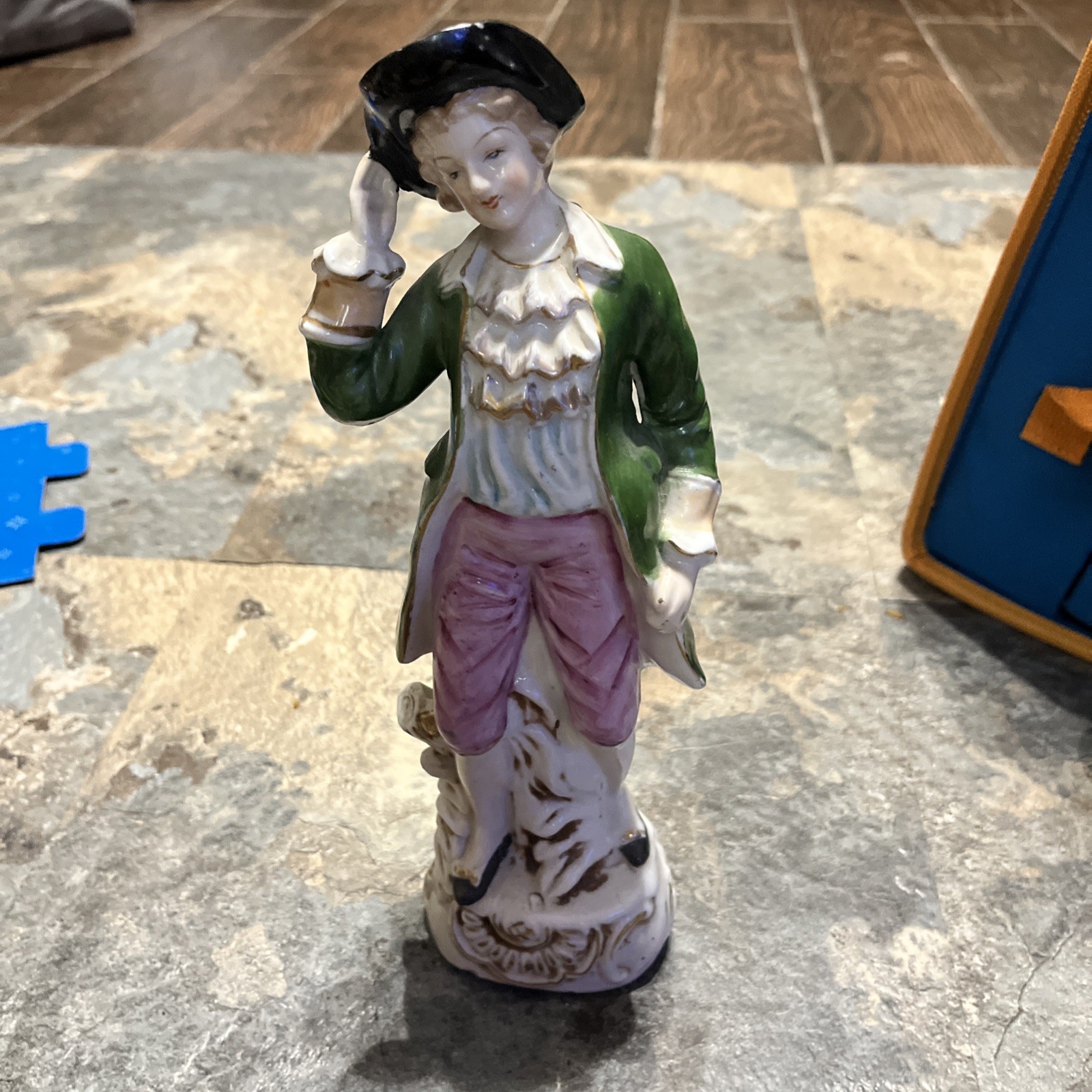 Vintage Victorian Man Porcelain Figure T3