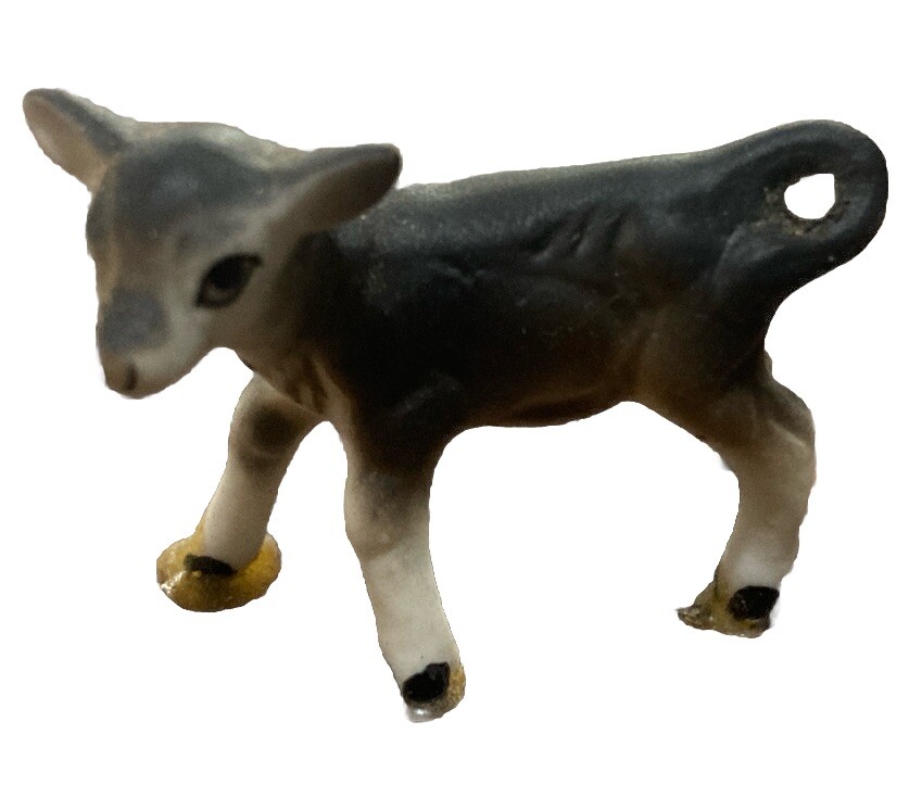 Lefton Bone China Cow Family Set of 3 Figurine Japan Bull Heifer Calf *B
