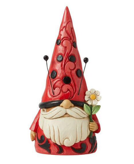 Jim Shore Heartwood Creek ‘Cute As A Bug’ Ladybug Gnome 6010288