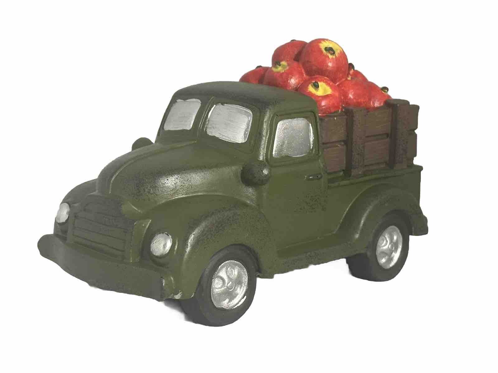Green Retro, Truck With Apples Martha Stewart Full Harvest, Thanksgiving Decor