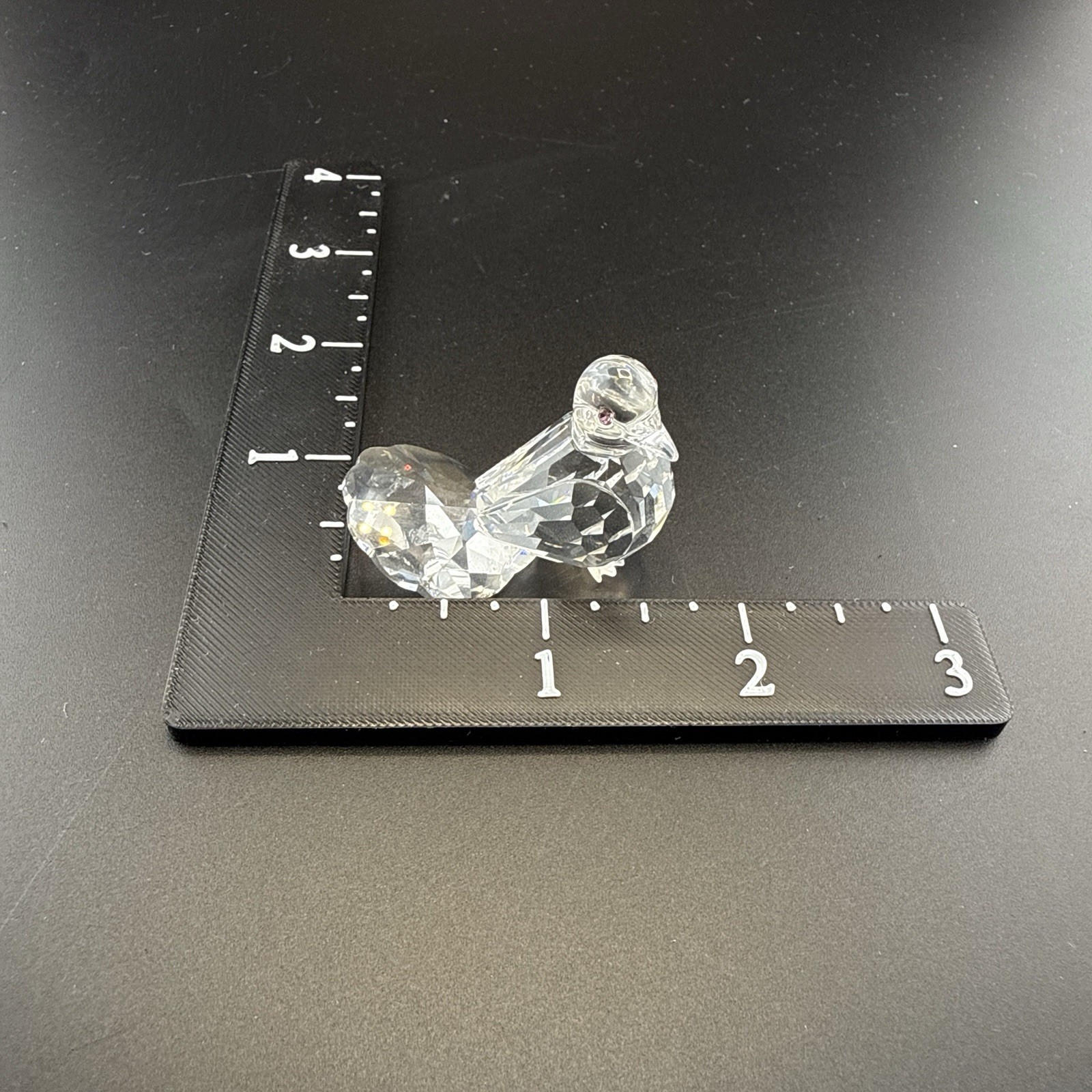 Swarovski Dove Peace Bird Crystal Figurine Box COA Clear Austria Retired