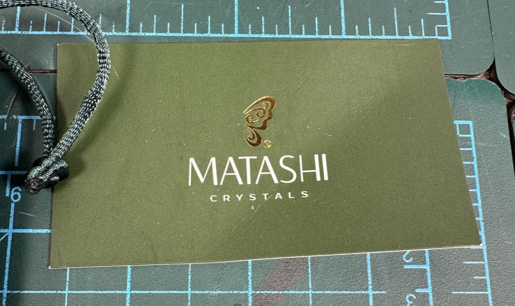 Matashi Crystals Gold Unicorn Ornament Metal Figurine Crystal Small Fantasy