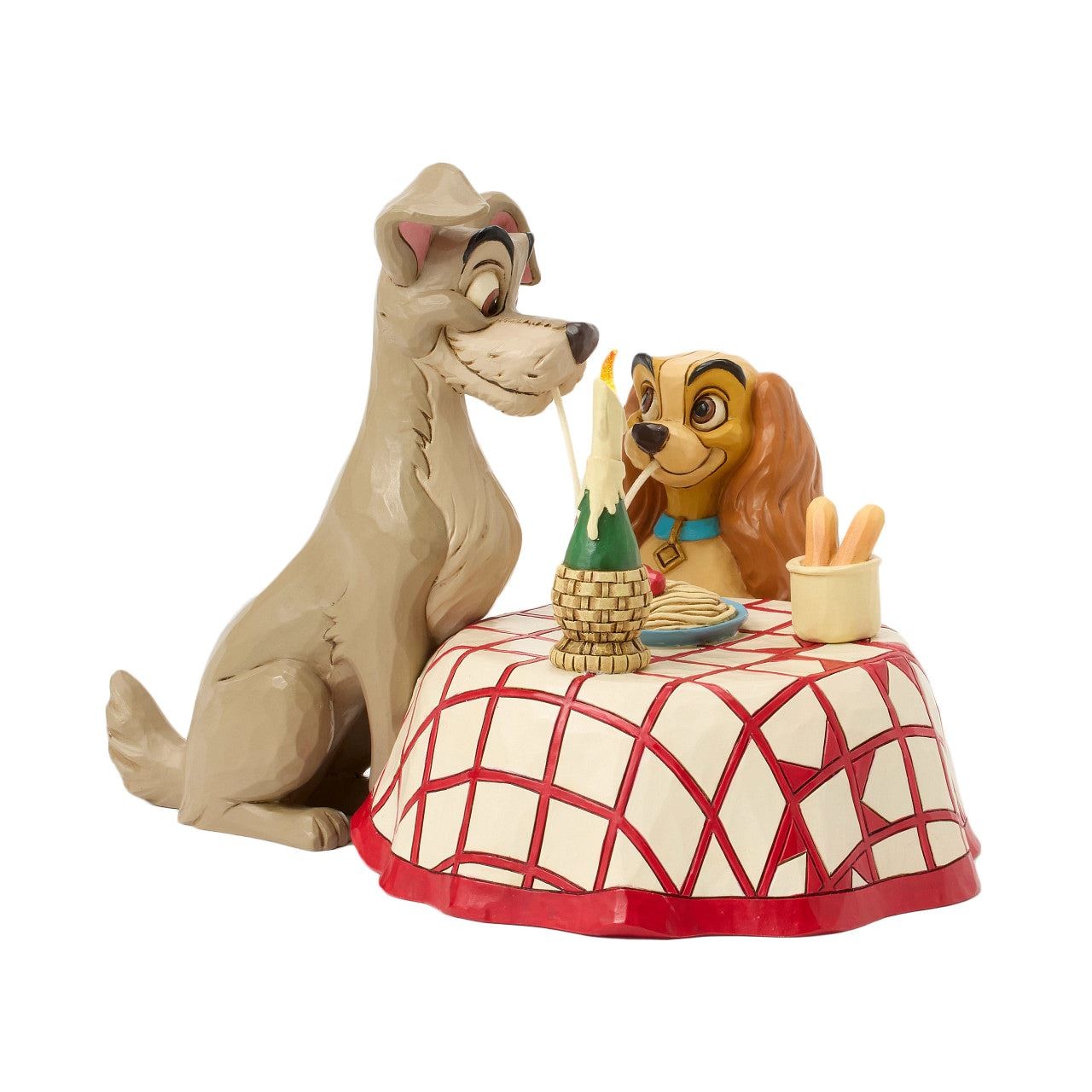 Jim Shore Disney Traditions Lady & The Tramp Spaghetti Scene Figurine 6016899