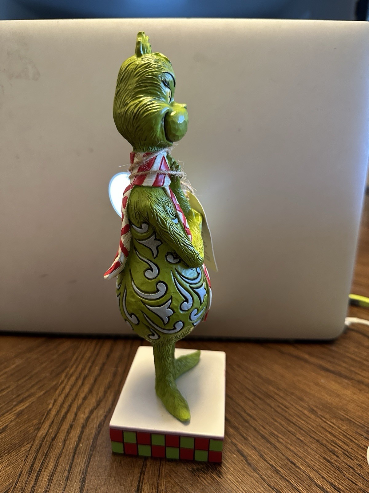 Jim Shore GRINCH WITH LONG SCARF Christmas Figurine 6010774 Dr Seuss 2022 Ret