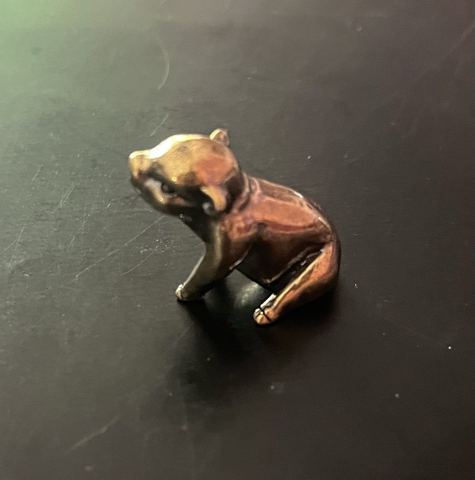 Brand New Mini Brass Pig Figurine Tiny Farm Animal Statue 1.5”