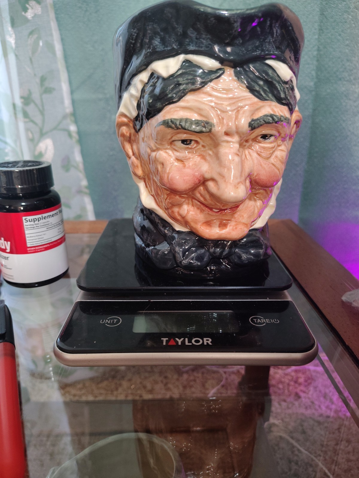 Royal Daulton Character Jug Granny Large (2nd Version) D5521 With Tooth
