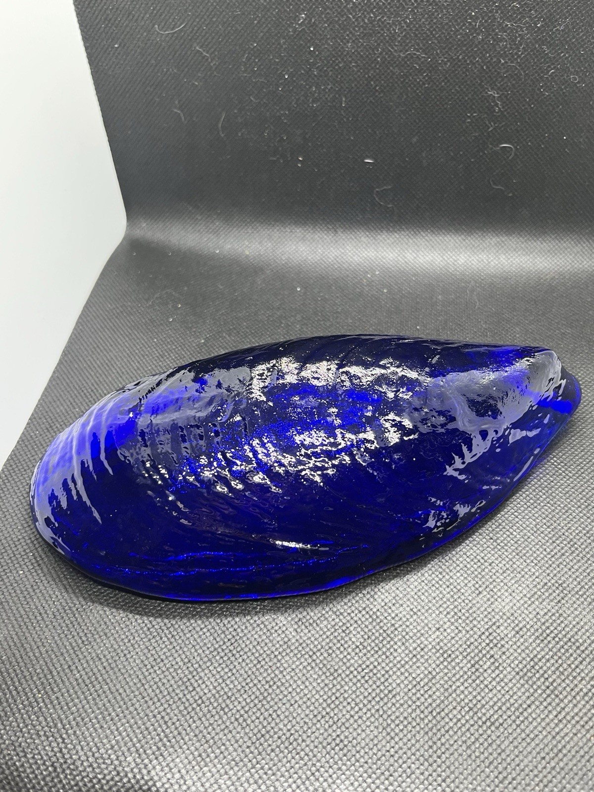 Blue Cobalt Sterling Glass Foundry Art