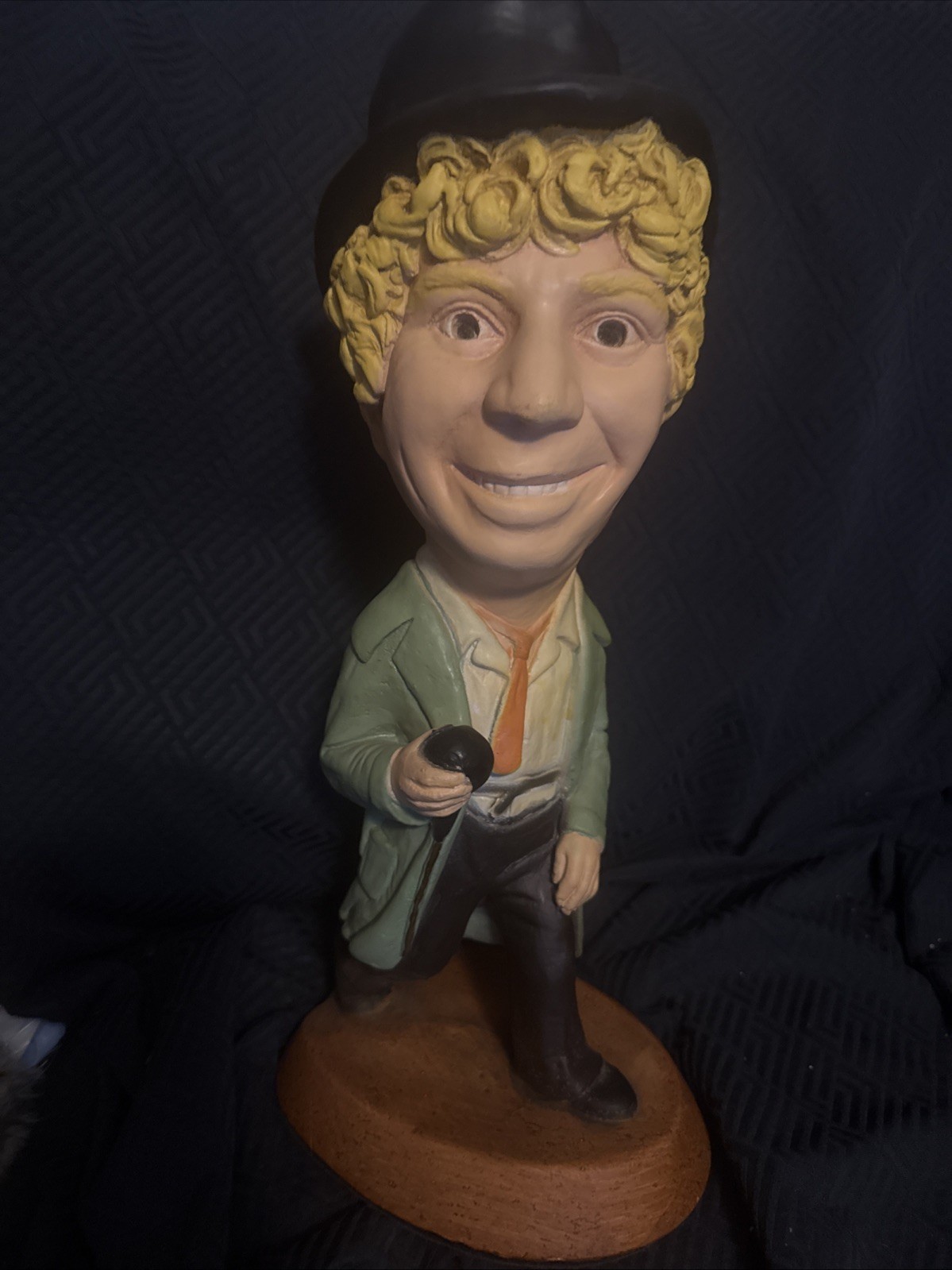 Vintage 1970s Harpo Marx ESCO Chalkware Statue 18”Marx Brothers Comedian Statue