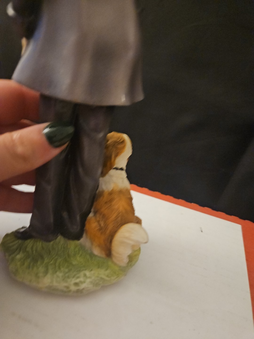 Vintage The Regal Collection Porcelain Figure “MELANIE” WALKING THE DOG 10″