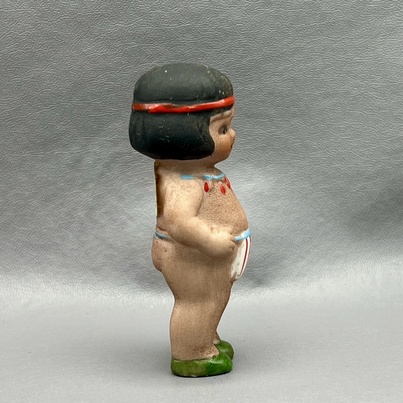 Vintage Native American Child 2.5″ Figurine Shackman Made In Japan