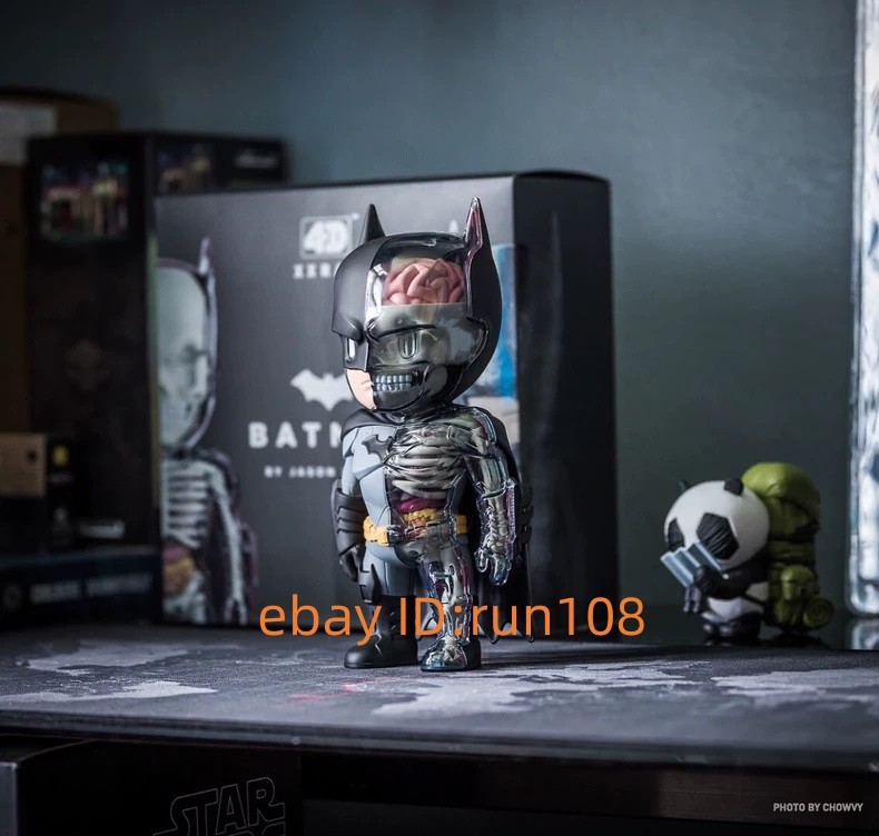 4D XXRAY Mighty Jaxx Batman Limited Ver. ABS Fashion Figure 24cm Toy In Stock