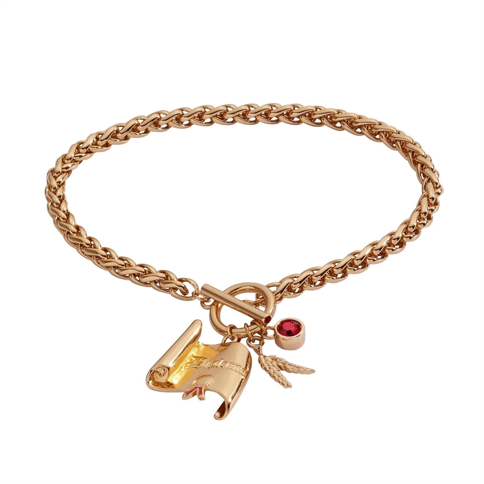Alex and Ani The Wizard of Oz™ Scarecrow Toggle Bracelet Gold AL250975FSG