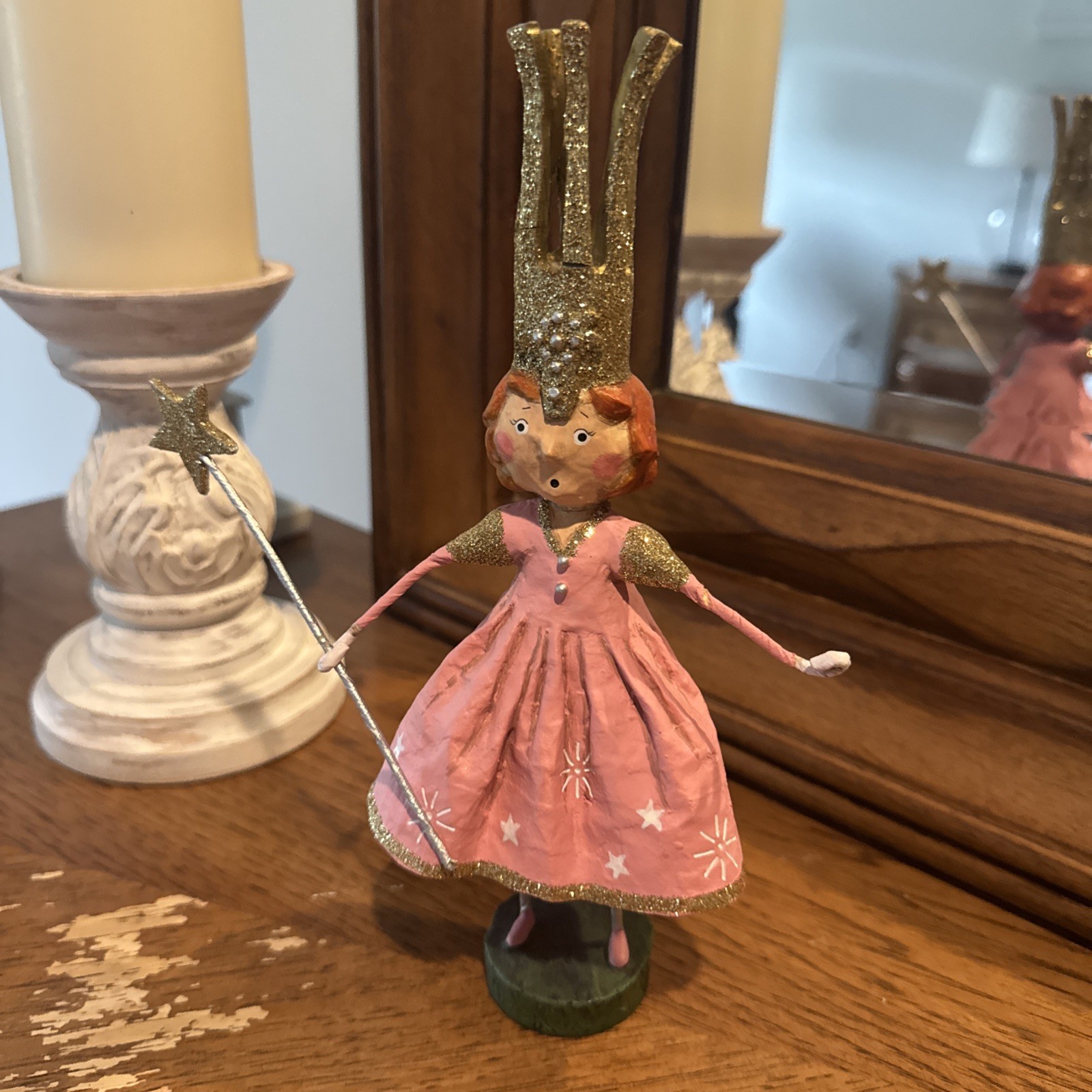 Lori Mitchell WIZARAD OF OZ Glinda The Good Witch Storybook Figurine NEW 11055