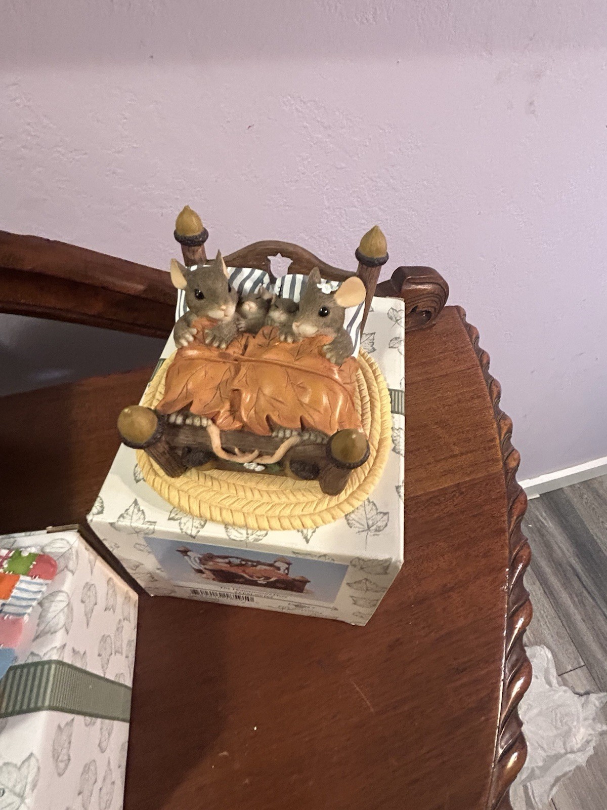 Fitz & Floyd CHARMING TAILS – Mouse Figurines Lot of 5 in Original Boxes