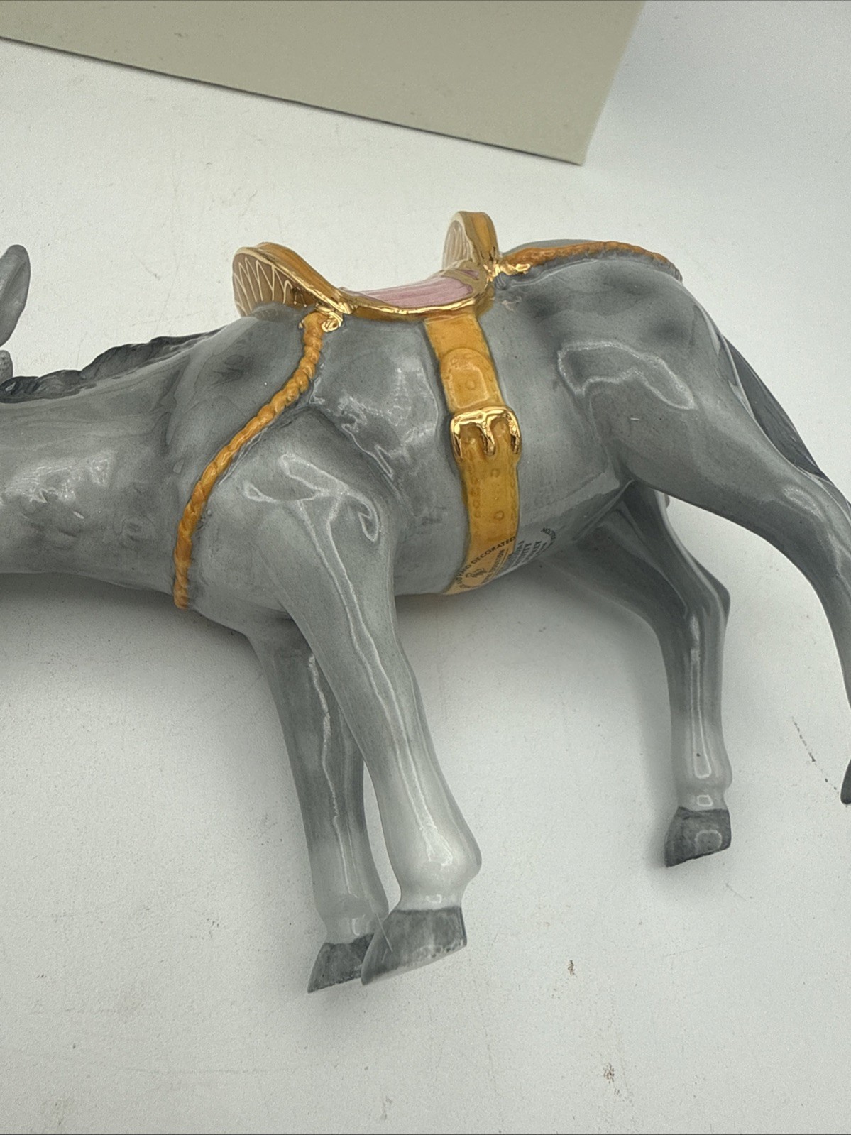 2004 Royal Doulton Holiday Traditions Nativity Donkey Figurine w/ Box & Tags