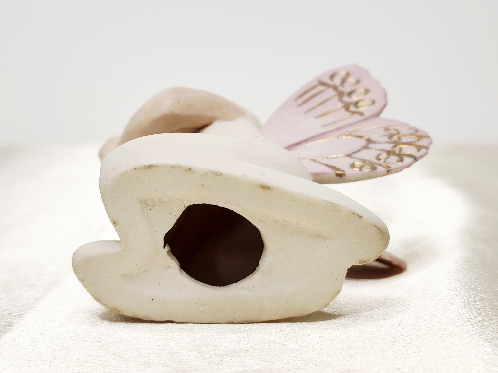 Vintage Matte Porcelain Sugar Baby Butterfly Fairy Figurine – 1950s