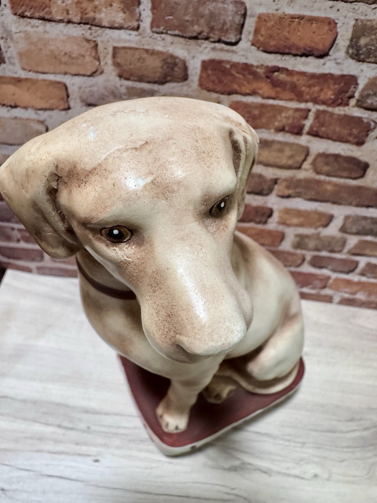 Vintage Labrador Retriever Dog Figurine Universal Statuary Made in Philippines
