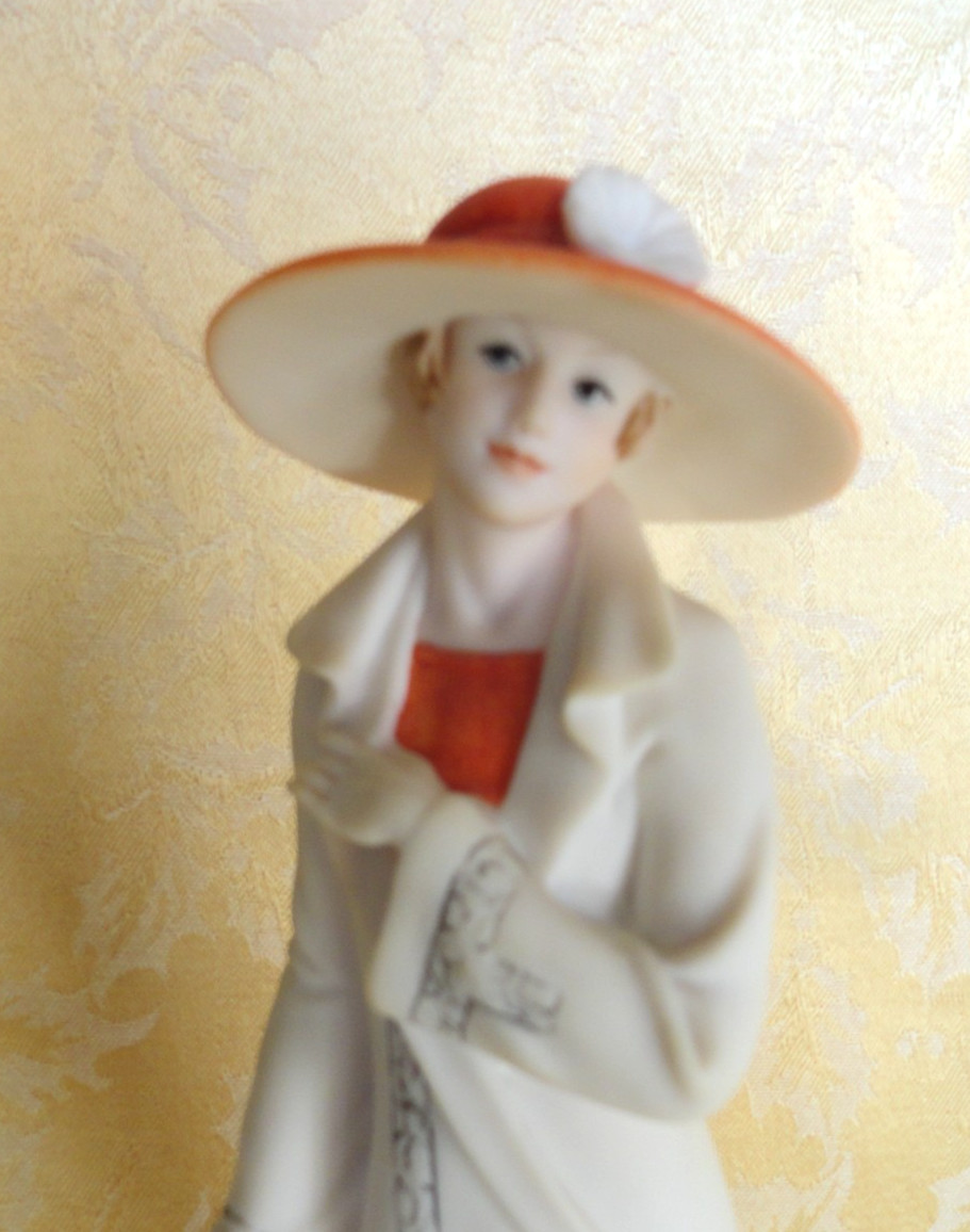 Giuseppe Armani Italy Raine Lady With Umbralla Sculpture Figurine 1164C