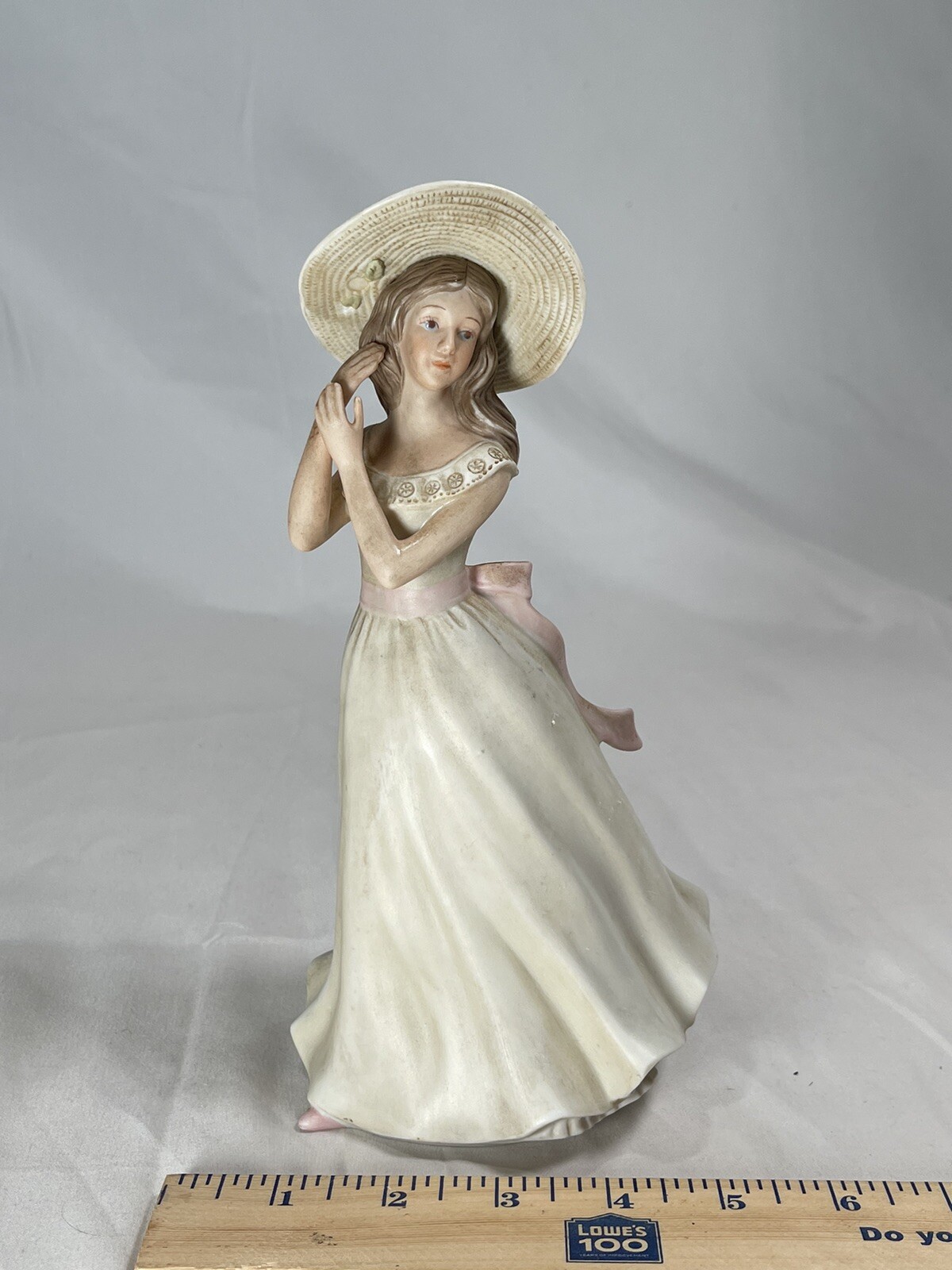 Home Interiors & Gifts Melanie Bisque Masterpiece Porcelain Figurine Needs Clean