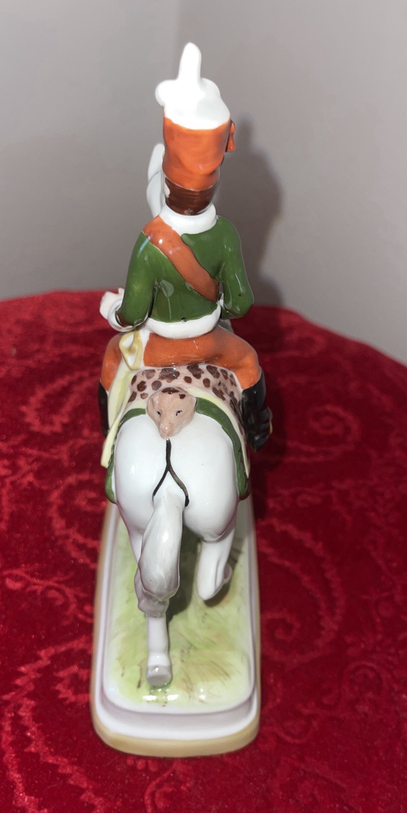 Capodimonte Mounted General Charles Joseph de Pully French Soldier – small chip