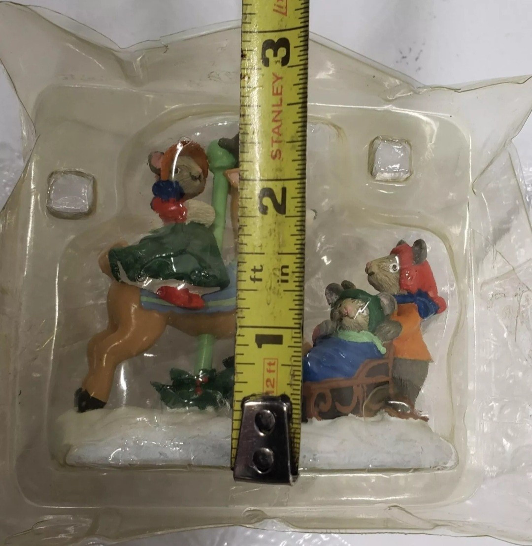 Avon Kathy Jeffers 1993 Carousel Wonderland Miniatures “Have A Nice Ride”