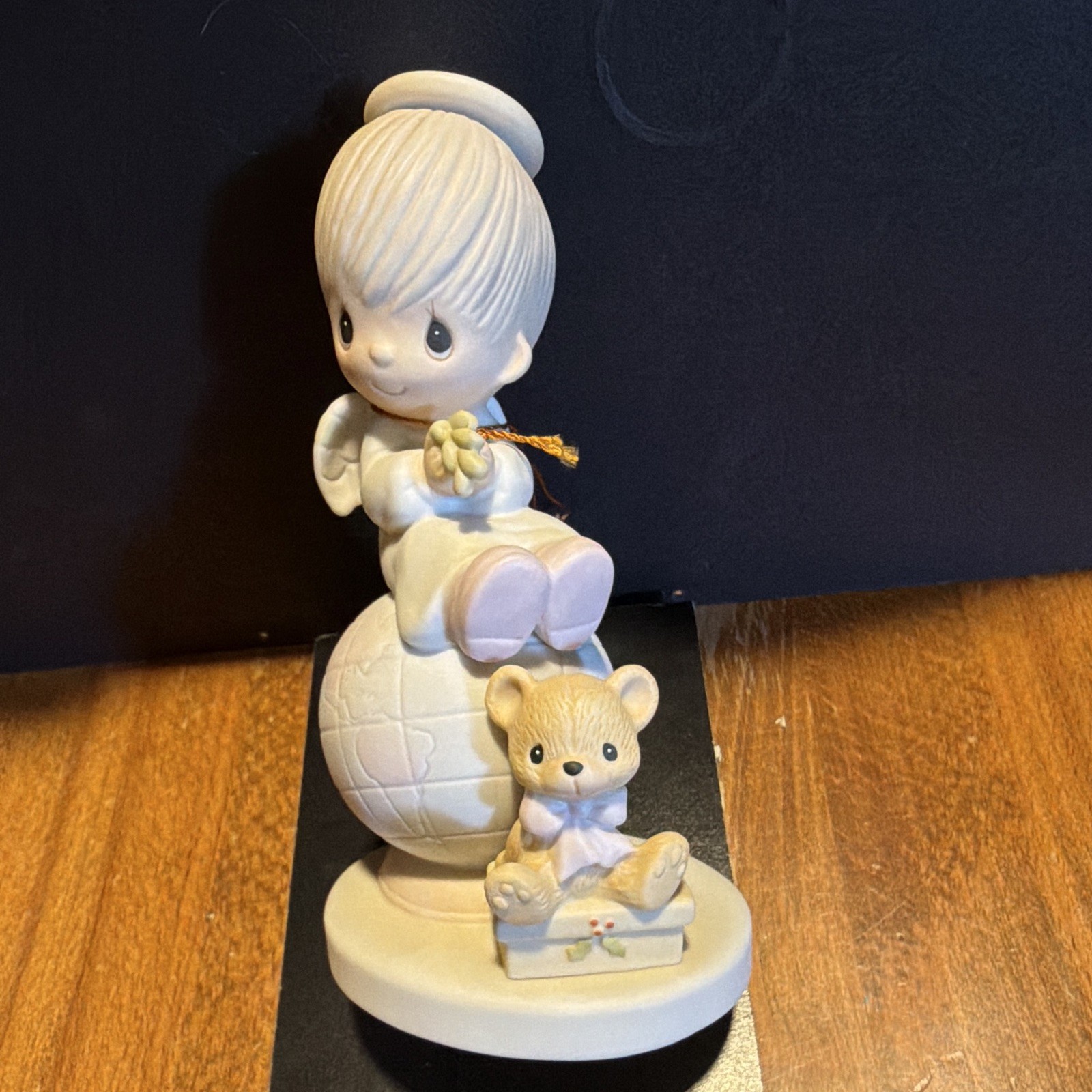 Jonathan & David Peace On Earth Angel Teddy Bear Porcelain 1979 Signed