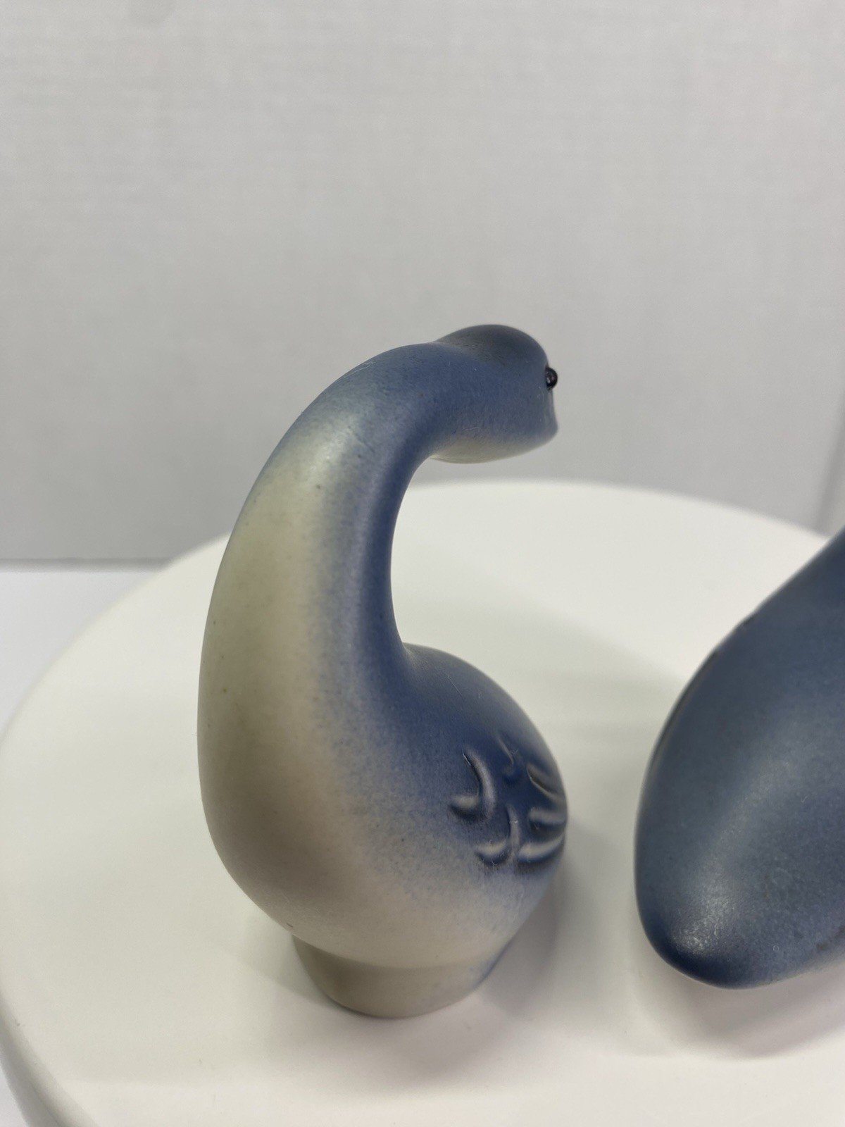Vintage Geese Ceramic Matte Glaze Figurines Made In USA 4 Inch