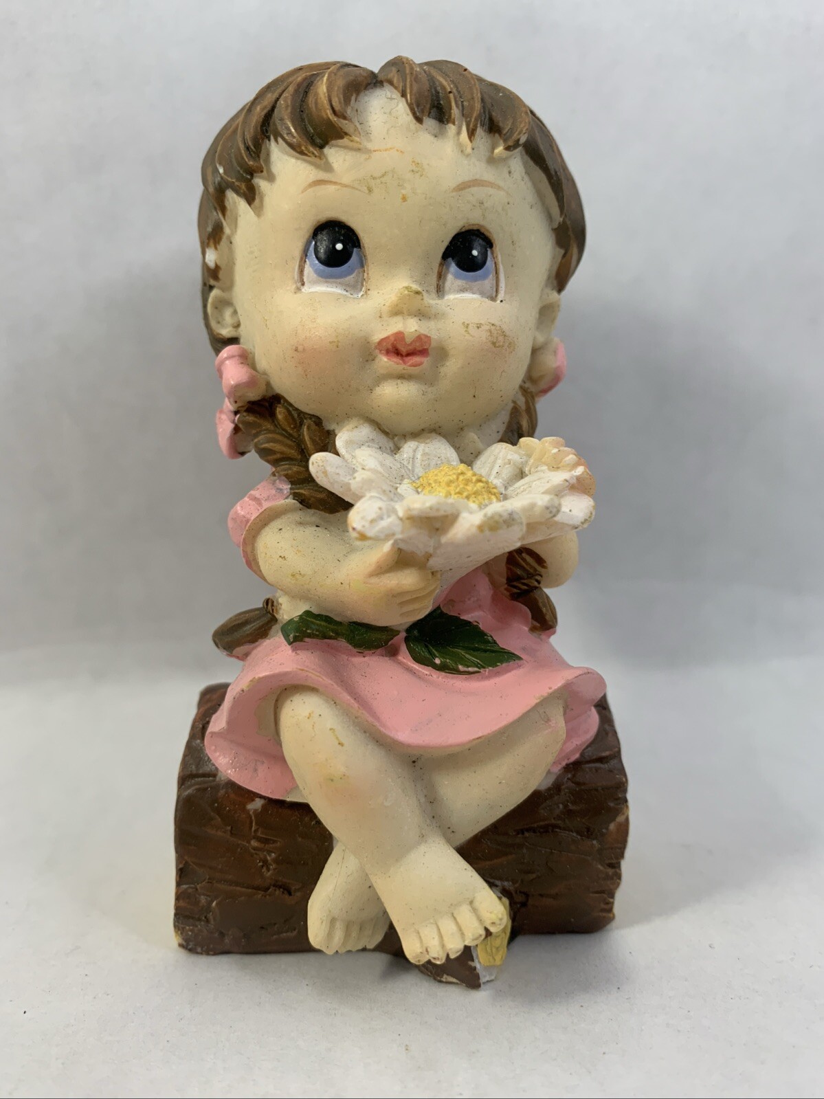 Tender Times Children & Animals Figurines Lot 5 Vintage 4 In. Cute Nursery Decor