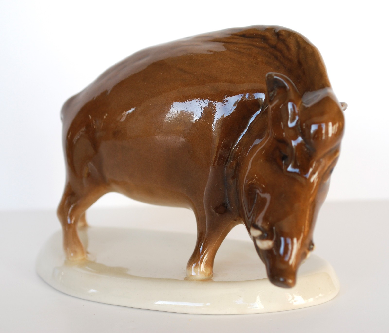 PORCELAIN Figurine Boar,pig