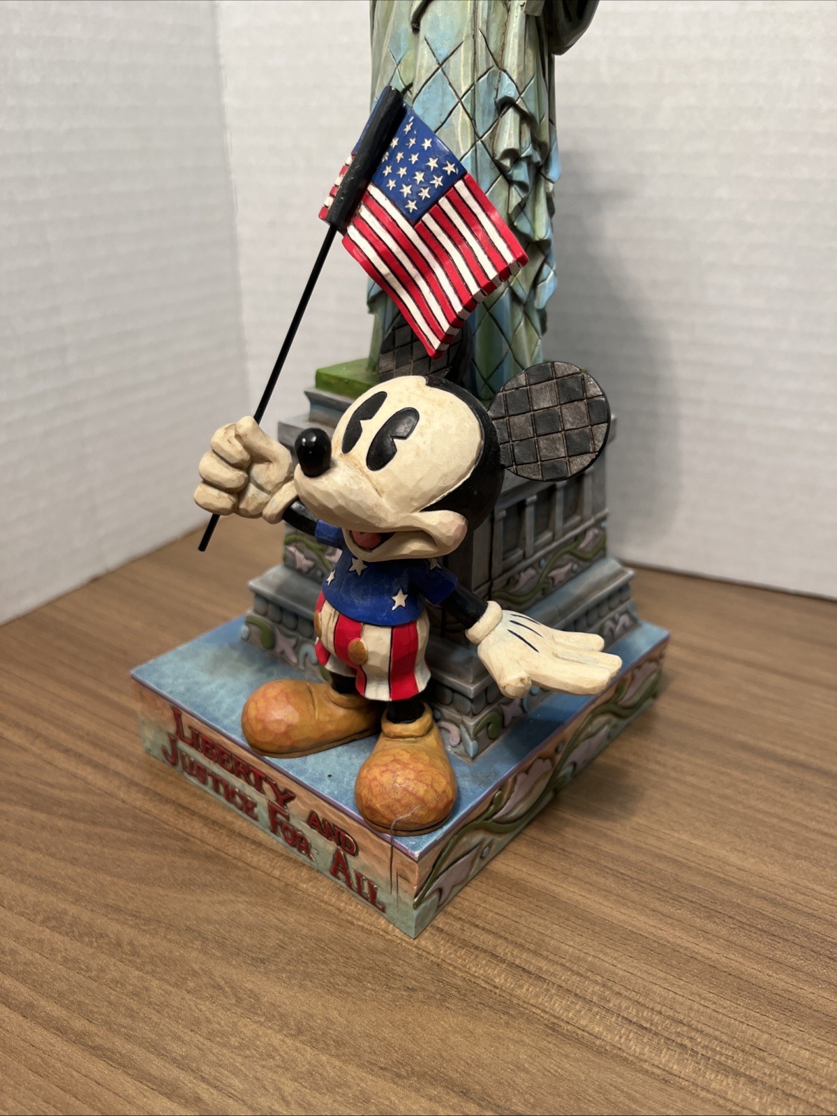 Jim Shore Disney Mickey Mouse Liberty and Justice For All #4007663
