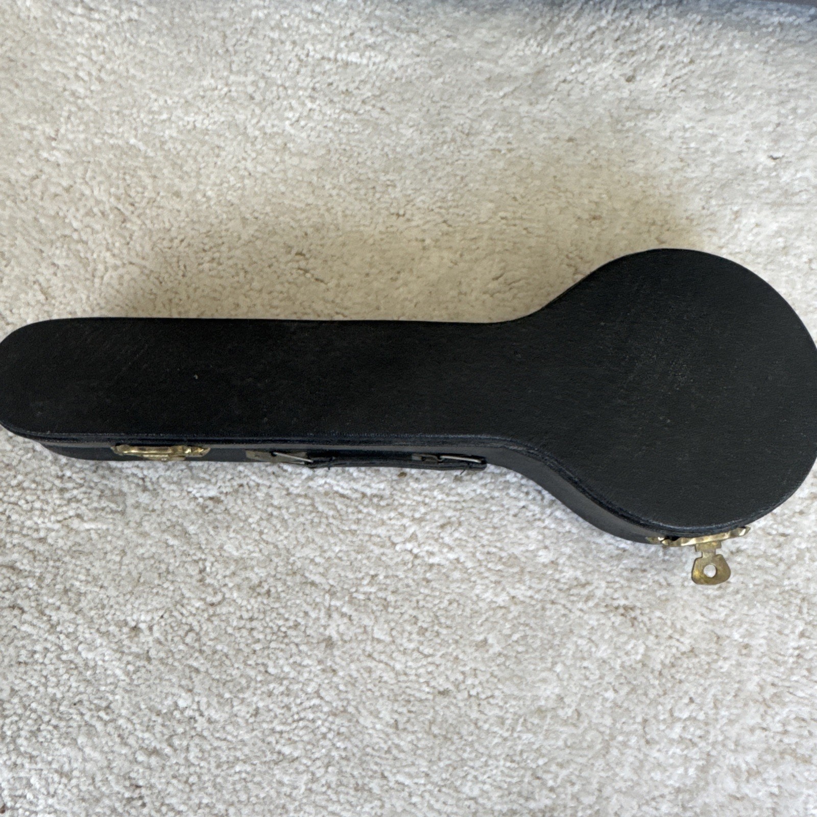 VINTAGE MINIATURE MUSICAL INSTRUMENT -5 STRING BANJO IN CASE – NICE REALISTIC