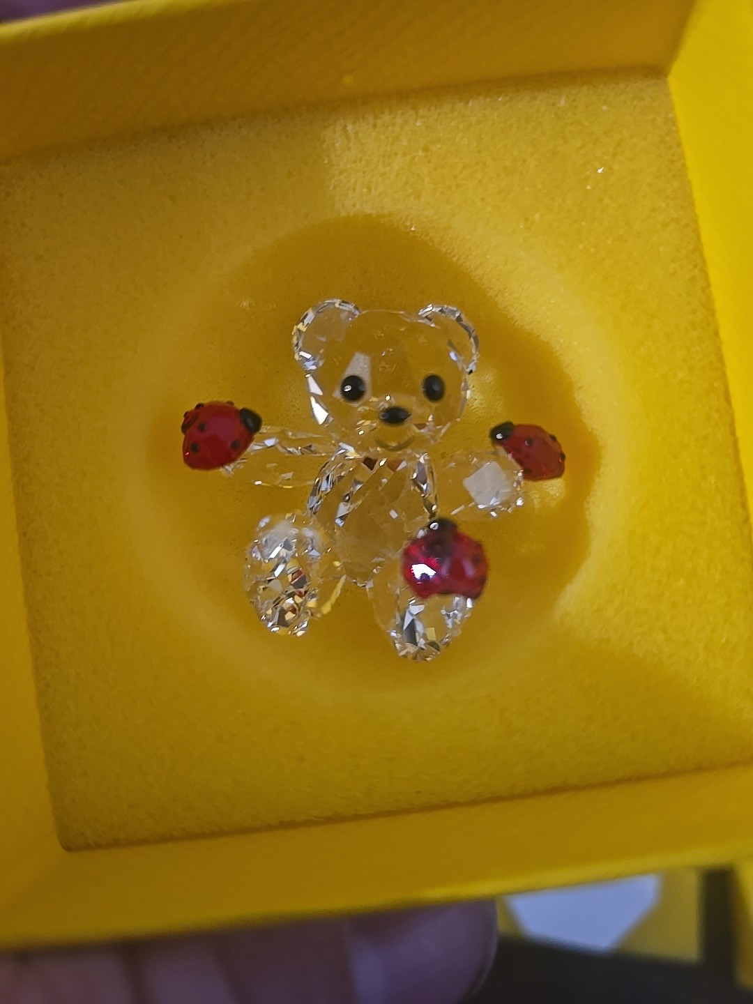 Swarovski Crystal Kris Bear Good Luck Bear Figurine Decoration 5675983