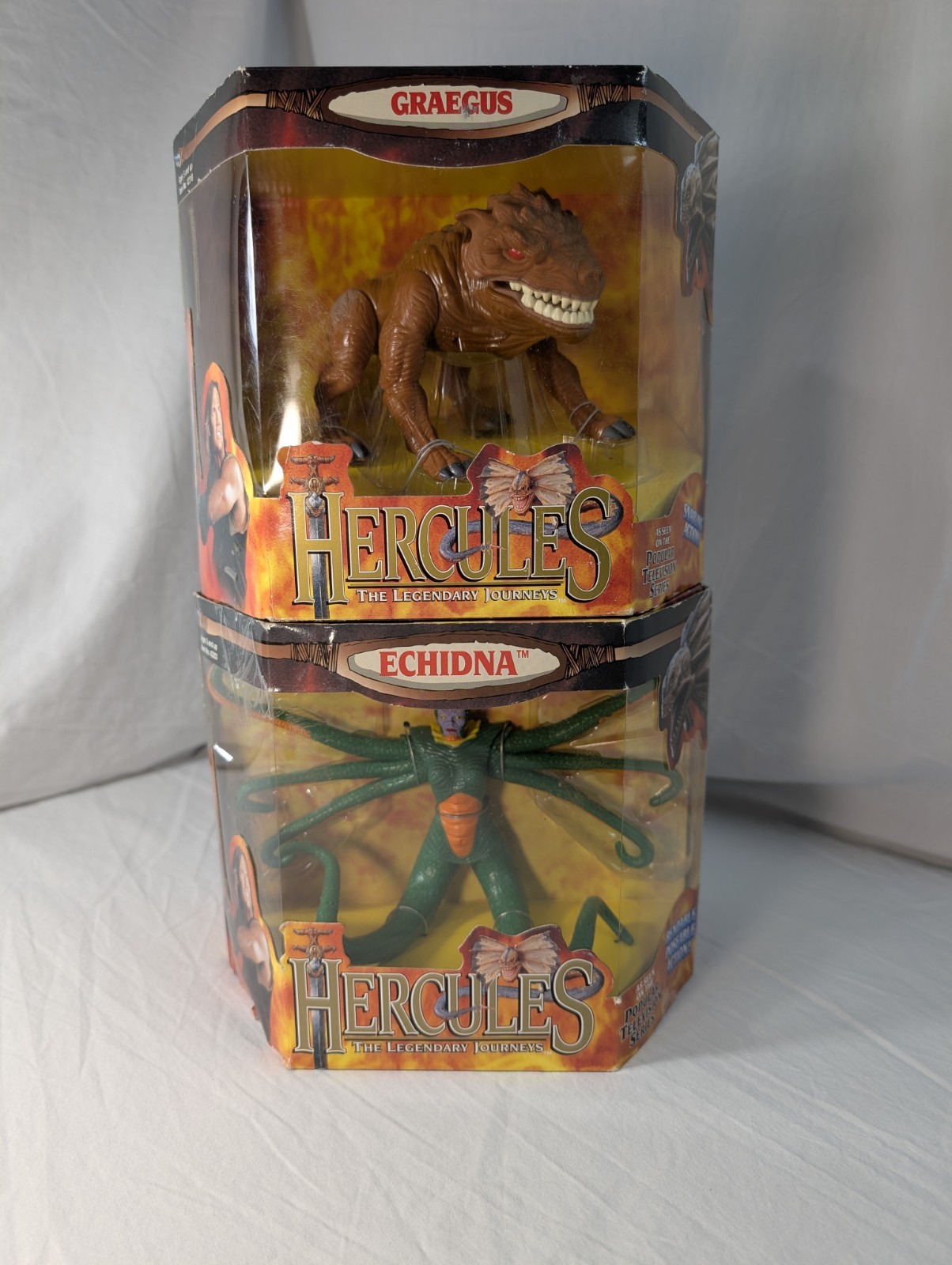 Hercules The Legendary Journeys Graegus and Echidna Action Figure Toy Lot