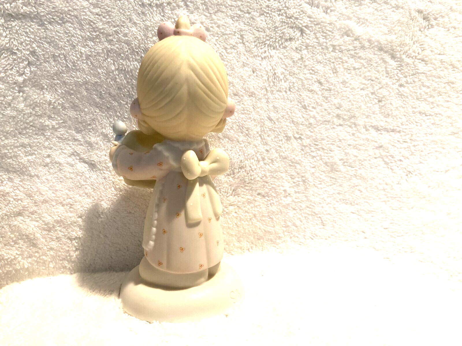Precious Moments Girl Birds Of A Feather Collect Together E0006 1986 5 1/2″ T