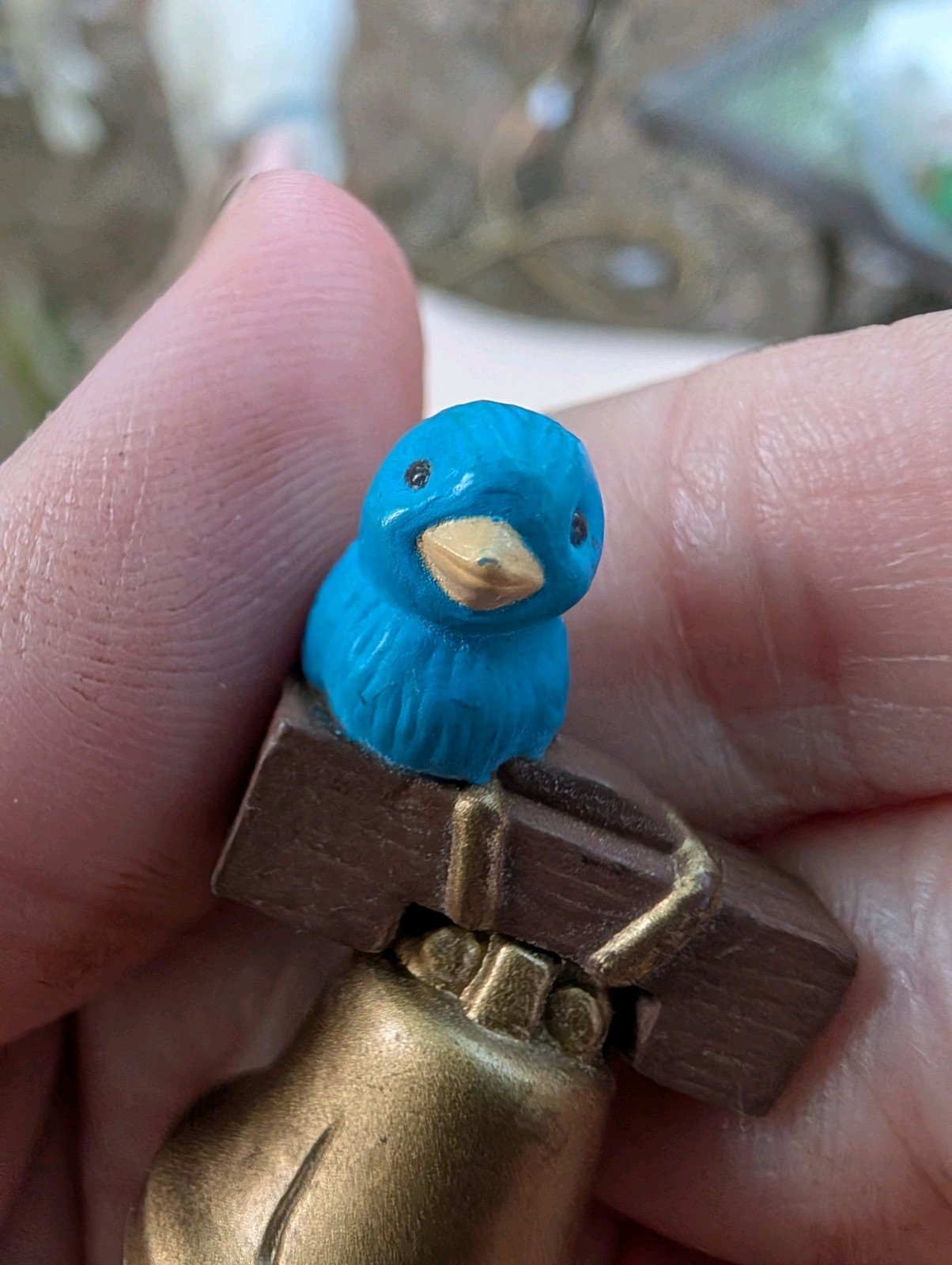 1992 Hallmark Merry Miniature Liberty Bell w/ Blue Bird Independence Day NWT NEW