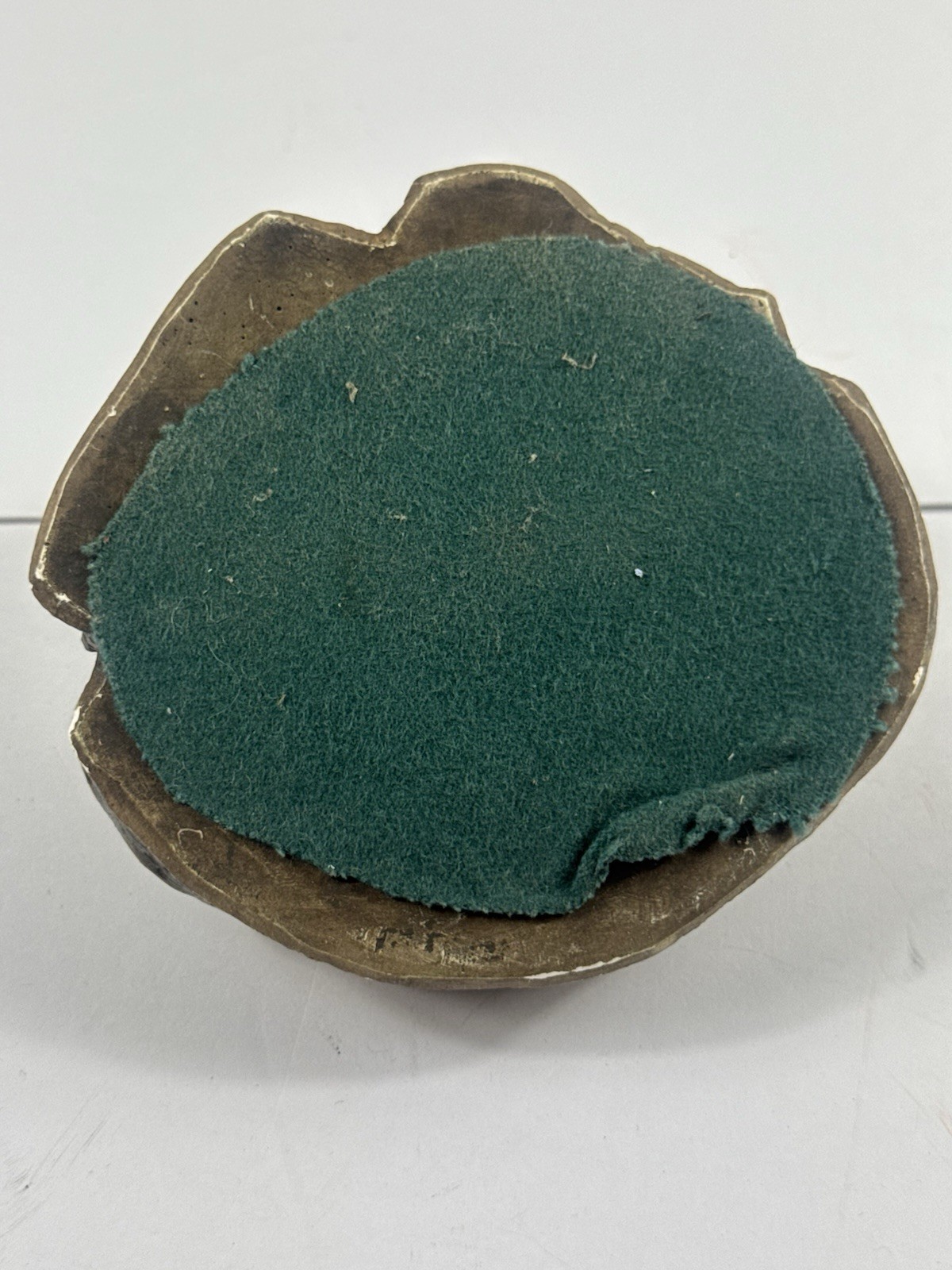Vintage 1980 Texas Armadillo Ashtray Souvenir Resin Western Decor Trinket Dish