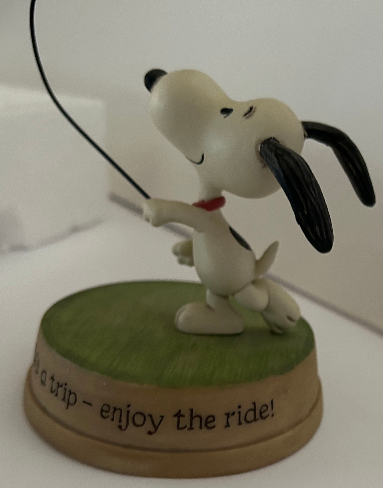SNOOPY HALLMARK Figurine “Life’s a Trip, Enjoy the Ride” WOODSTOCK Peanuts 2014