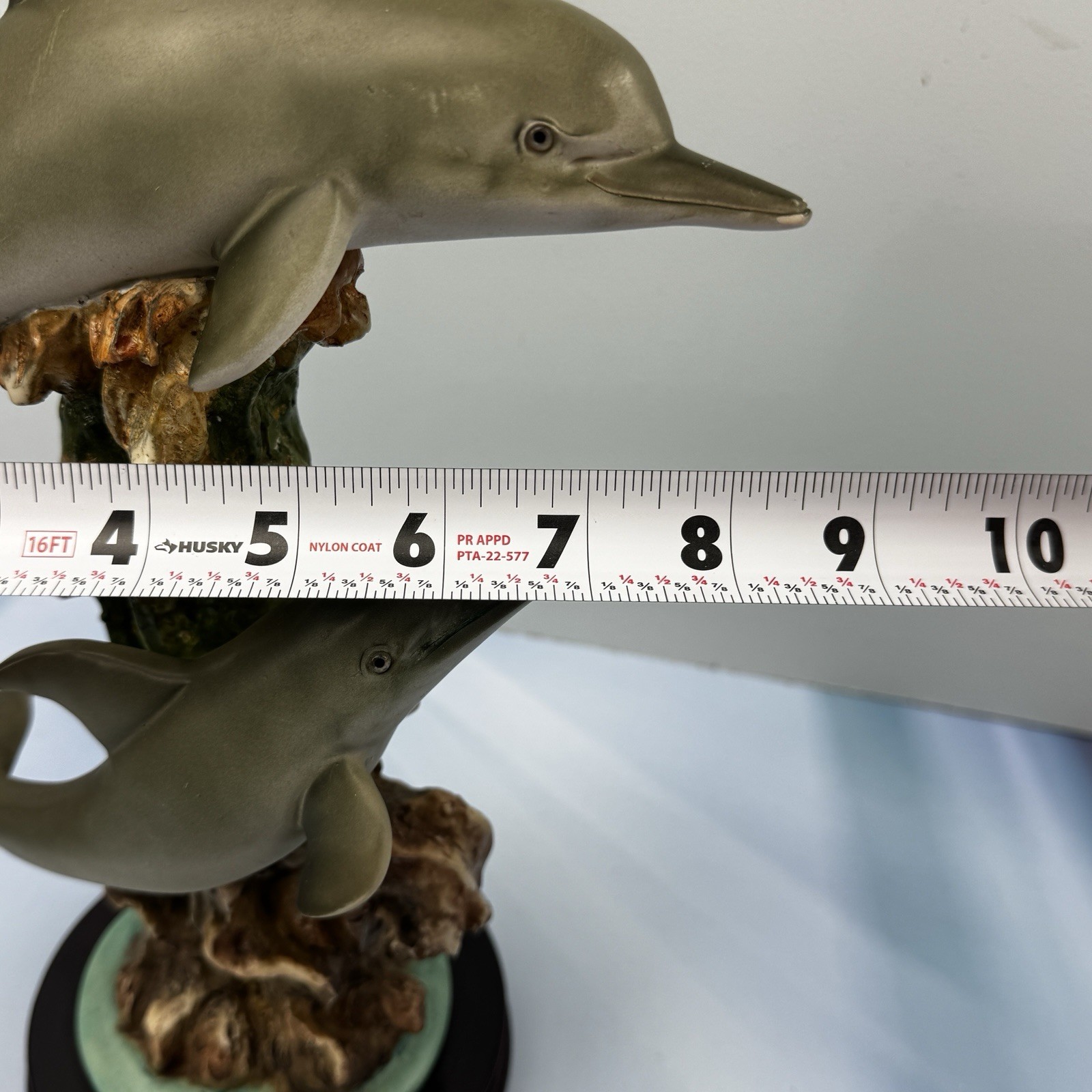Wildlife Dolphins Statue Crosa Collection Seaworld Edition Nautical Decor EUC