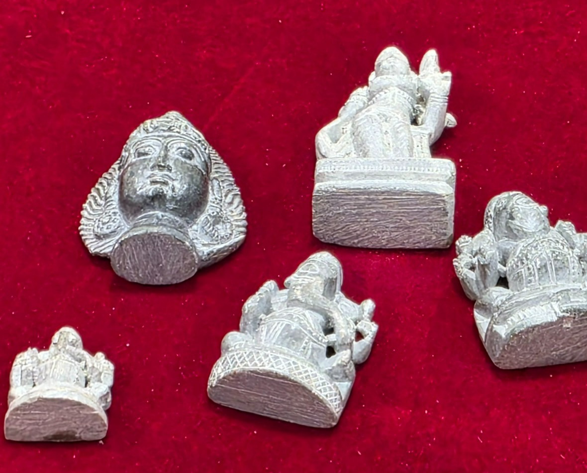 Small Handcrafted Hindu Deity Stone Statues (5)